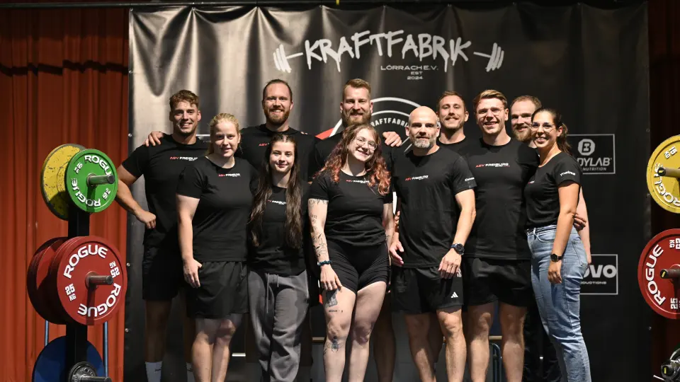 Trainingsszene des Athletiksportvereins Freiburg im Studio
